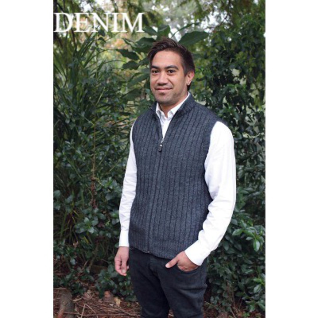 Lothlorian Merino Possum  Rib Zip Vest image 1
